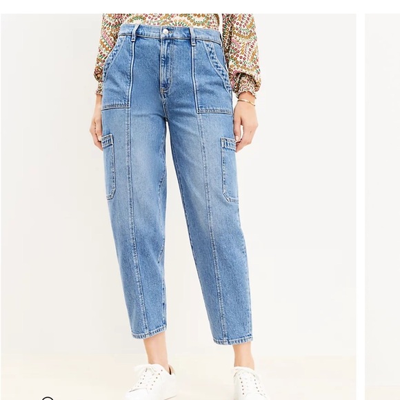 LOFT The Barrell high rise sz 30 - Picture 3 of 7